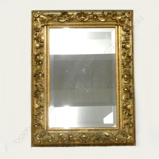 A 19thC ornate gilt framed mirror