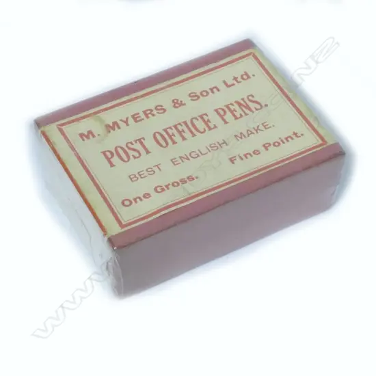 Sealed box of Myers & Sons Ltd. Post Office Pens