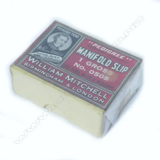 Sealed box of William Mitchell Pedigree Pens no. 0505. 144
