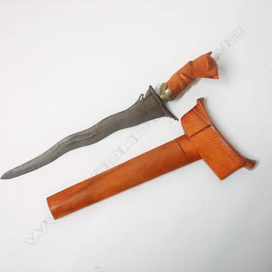 A vintage Indonesian kris