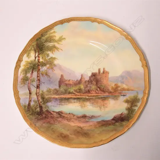 Royal Worcester plate 'Kilchurn Castle'