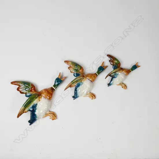 Three Beswick wall ducks