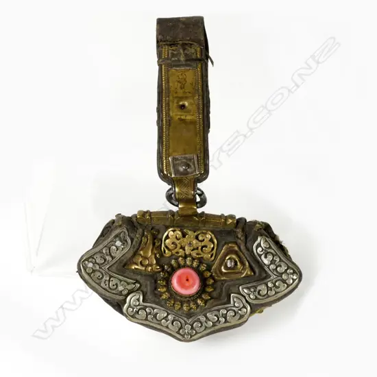 An old Nepalese leather tinder box