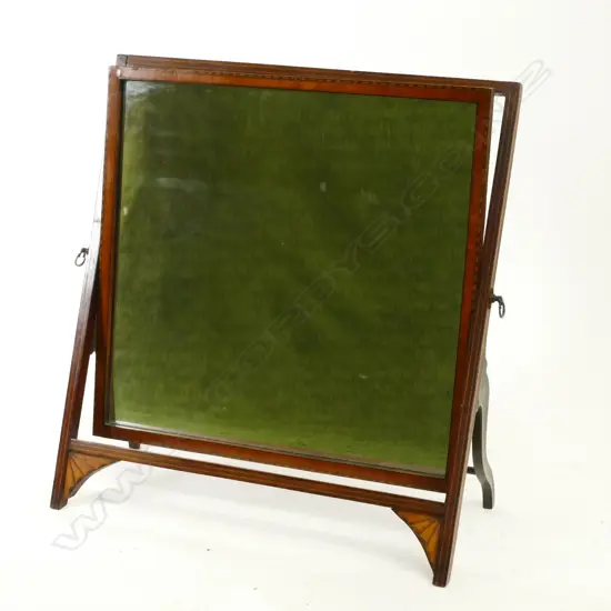 A Regency mahogany toilet mirror