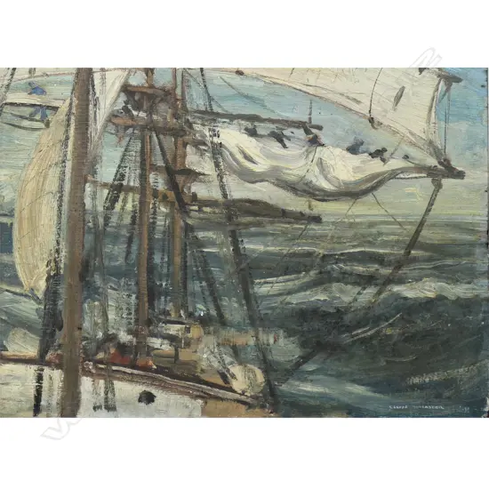 Claude Muncaster (1903–1974) 'On the Foreyard',