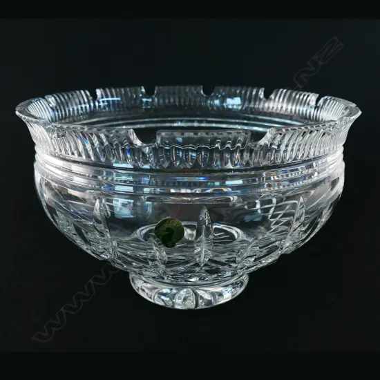 A Waterford crystal footed bowl,