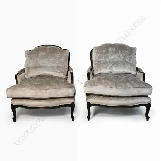 A pair of Designers Collection French style arm chairs,