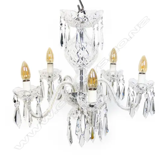 A Waterford crystal chandelier,