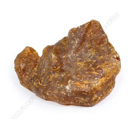 A very large kauri gum nugget,