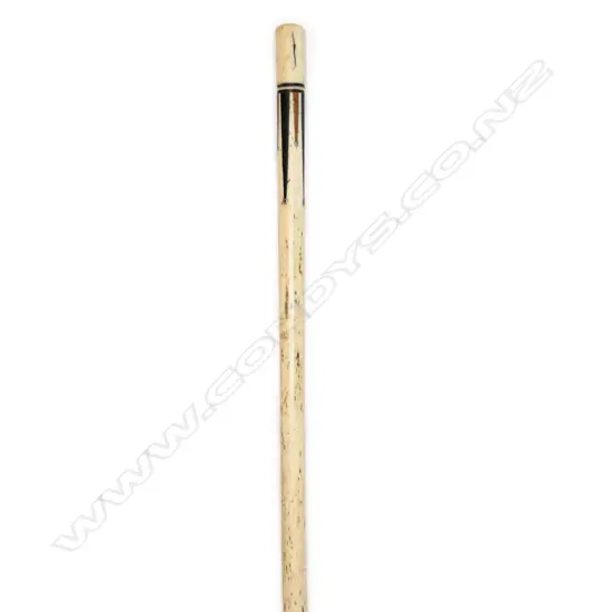 A fine quality Victorian period whalebone walking stick,