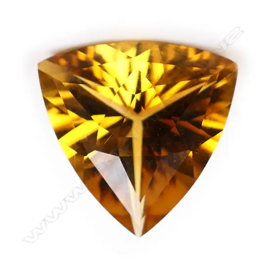 An 8.88ct golden citrine unset gemstone,