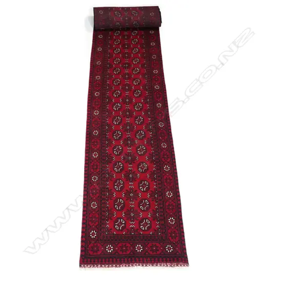 A fine hand-knotted Turkoman runner,