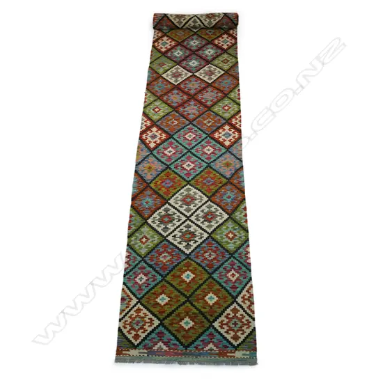 A Kilim runner,