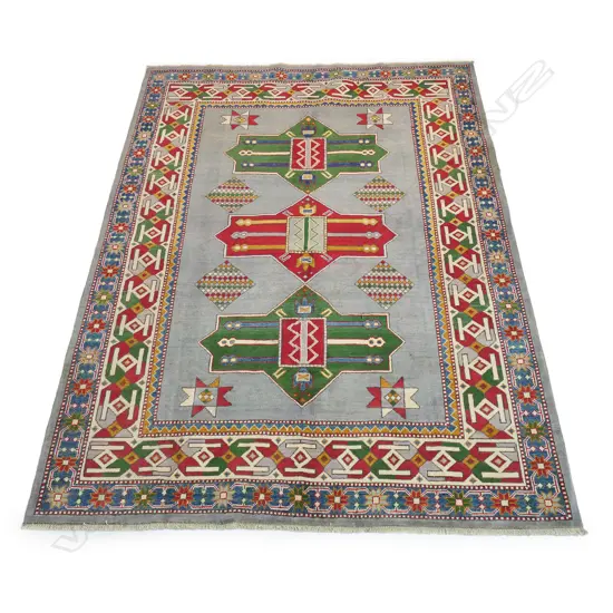 A Kazak rug,