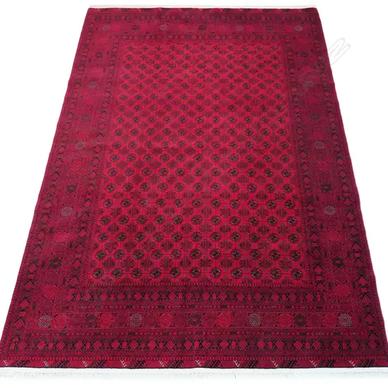 A fine Turkman carpet,