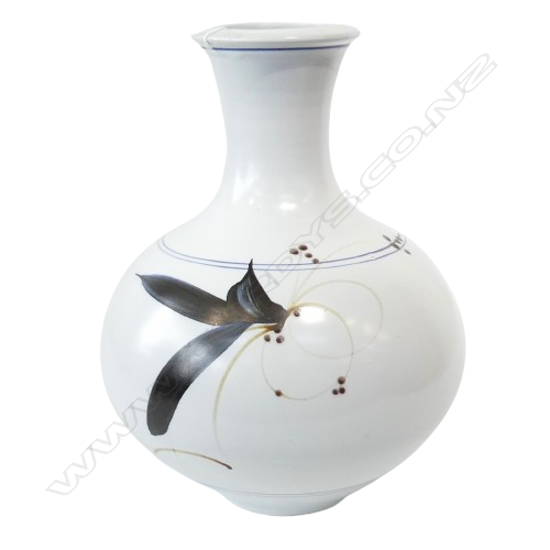 Peter Collis large studio pottery floor pot. H.375mm.