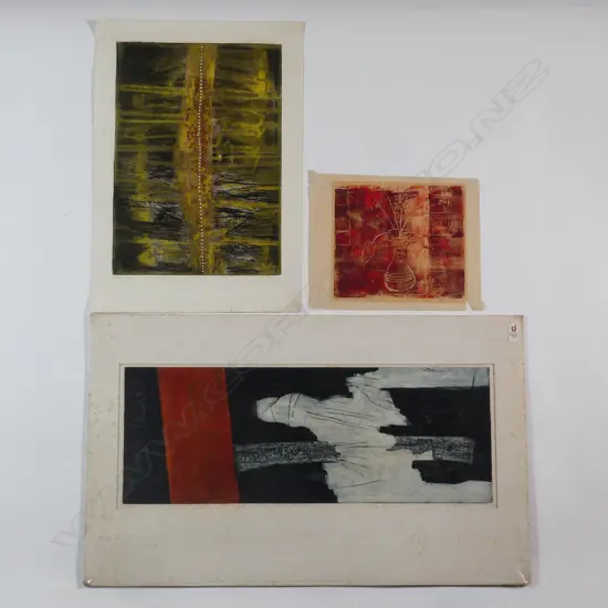 3 New Zealand modernist prints - Bonnie Quirk