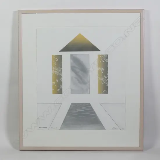 Rodney Fumpston 'Extensions - Folly' etching