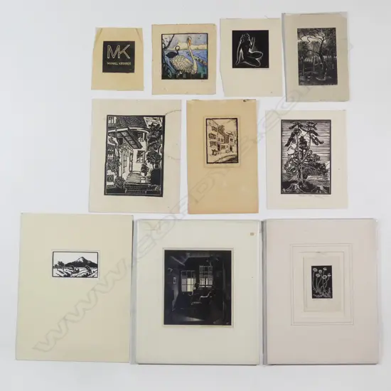 Ten 20th. Century prints - various artists