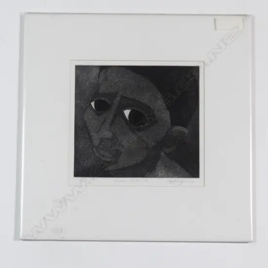 Roy Dalgarno 'Indian suite IV' etching