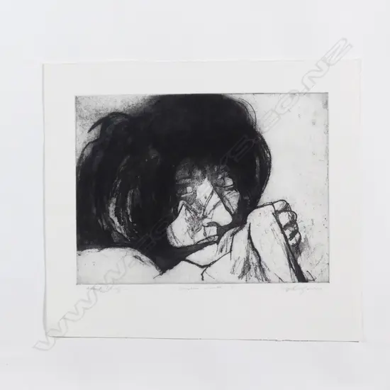 Roy Dalgarno 'Indian suite X' artist proof etching