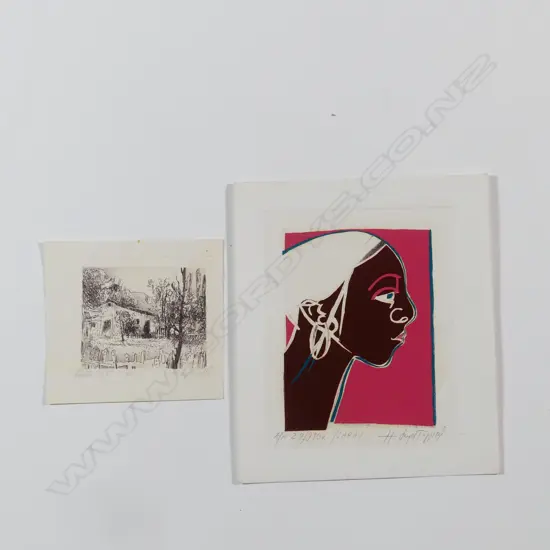 Henryk Szydlowski (b. 1950) two etchings