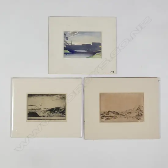 Alfred Cook (1907-1970) three works