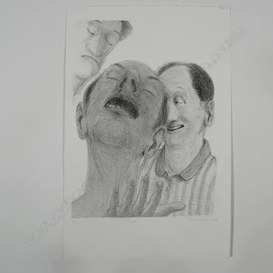 Richard McWhannell 'Trio' lithograph