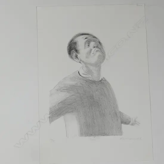 Richard McWhannell 'Toss' lithograph