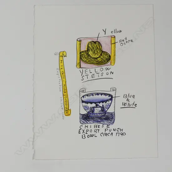 Gavin Chilcott (b. 1950) 'Registration' lithograph