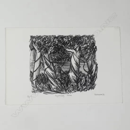 Dean Buchanan (b. 1952) 'Approaching Storm' lithograph