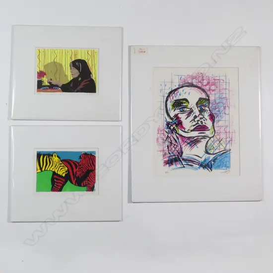Artist Unknown - Three prints by the same hand