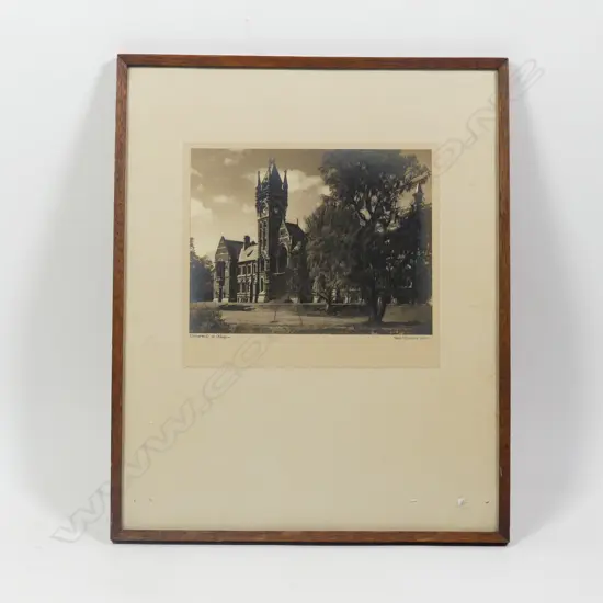 George Chance 'University of Otago' vintage silver gelatin photograph