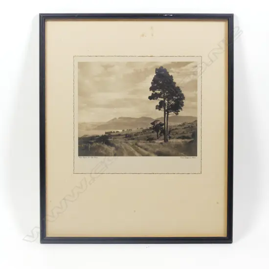 George Chance 'The Road to the Sea' vintage silver gelatin photograph