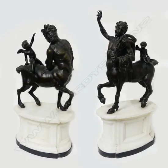 A pair of bronzes modelled after the 'Furietti Centaurs'