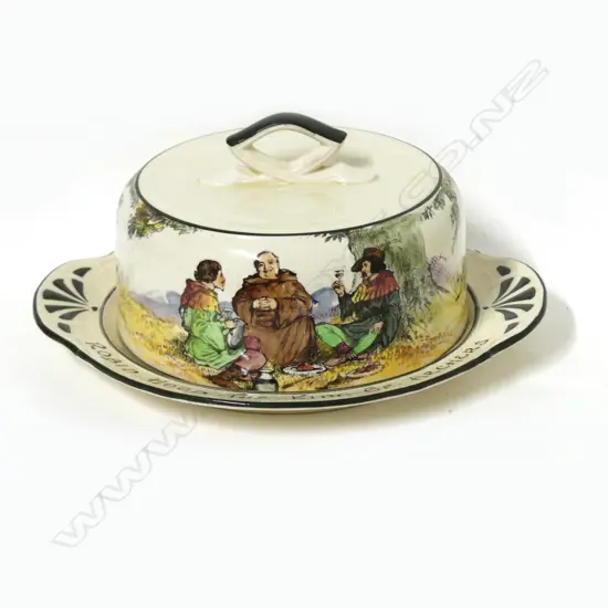 A Royal Doulton ‘Robin Hood’ cheese dish and cover