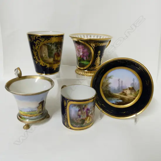 Three cabinet cups
