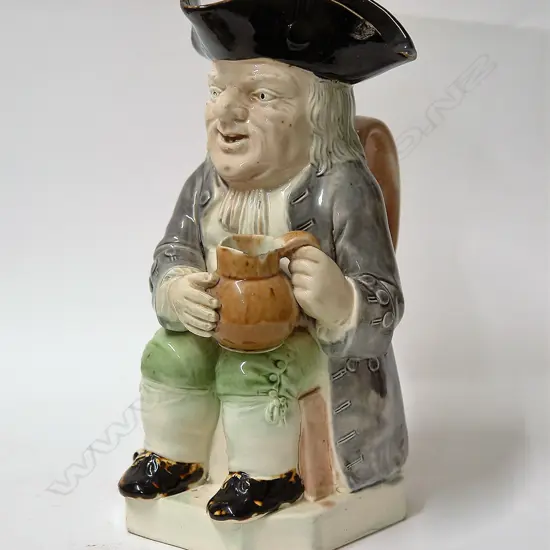 A 19thC Ralph Wood style toby jug
