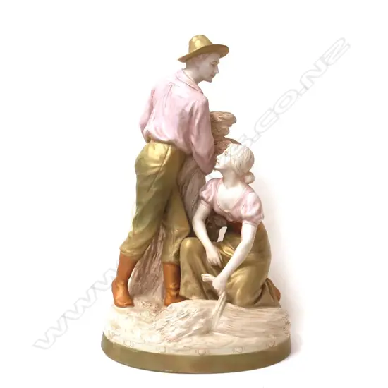 An early 20thC Royal Dux figure group