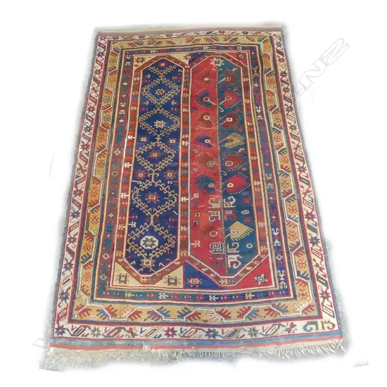 An old Turkish Meghri hand knotted carpet