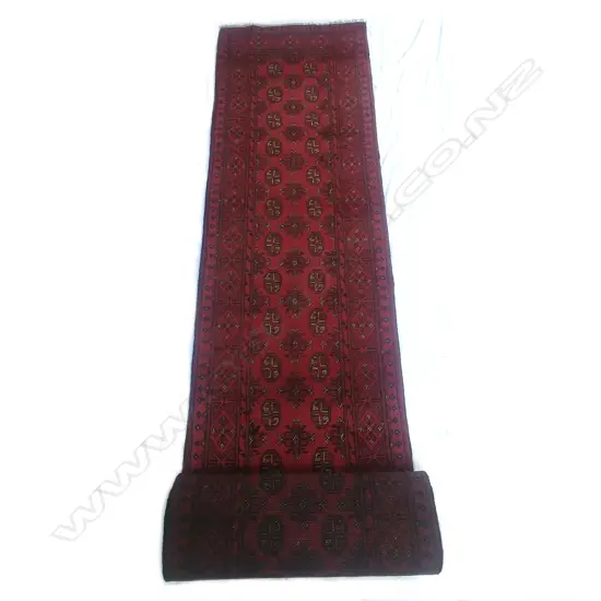 A long Turkoman runner