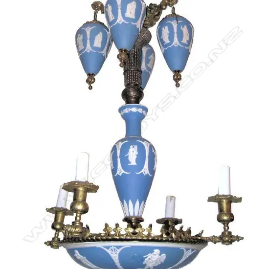 A rare Wedgwood Jasperware ceiling light