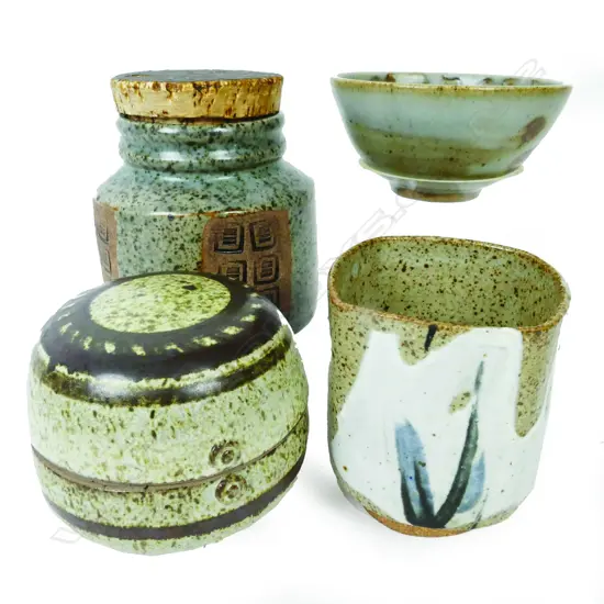 Four pottery pieces