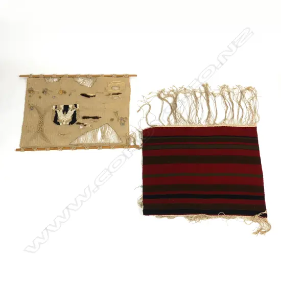 Jean Ngan handwoven striped panel