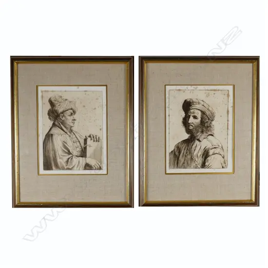 Two etchings by Giuseppe Zocchi