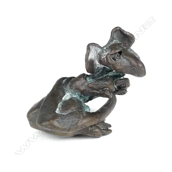 A bronze rat