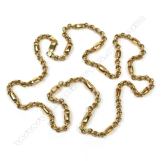 A modern 9ct gold chain
