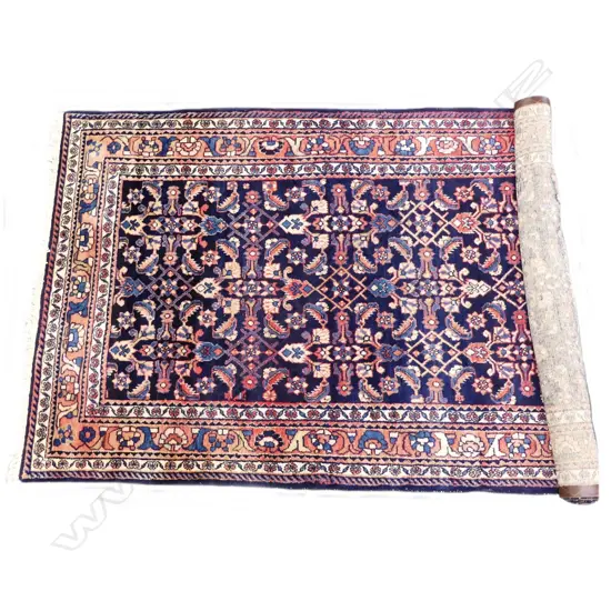 A large hand knotted Iranian Hamadan kellegi