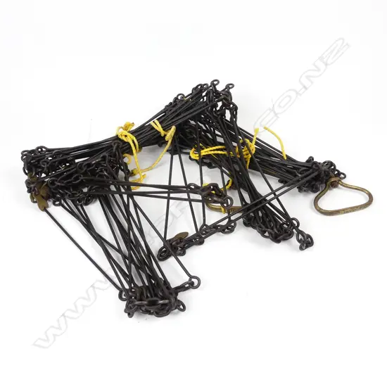 An antique Gunter's 100ft surveyors’ chain