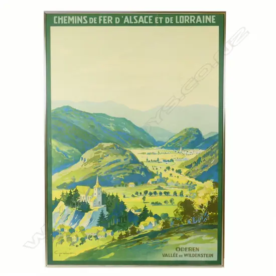 A French railways poster